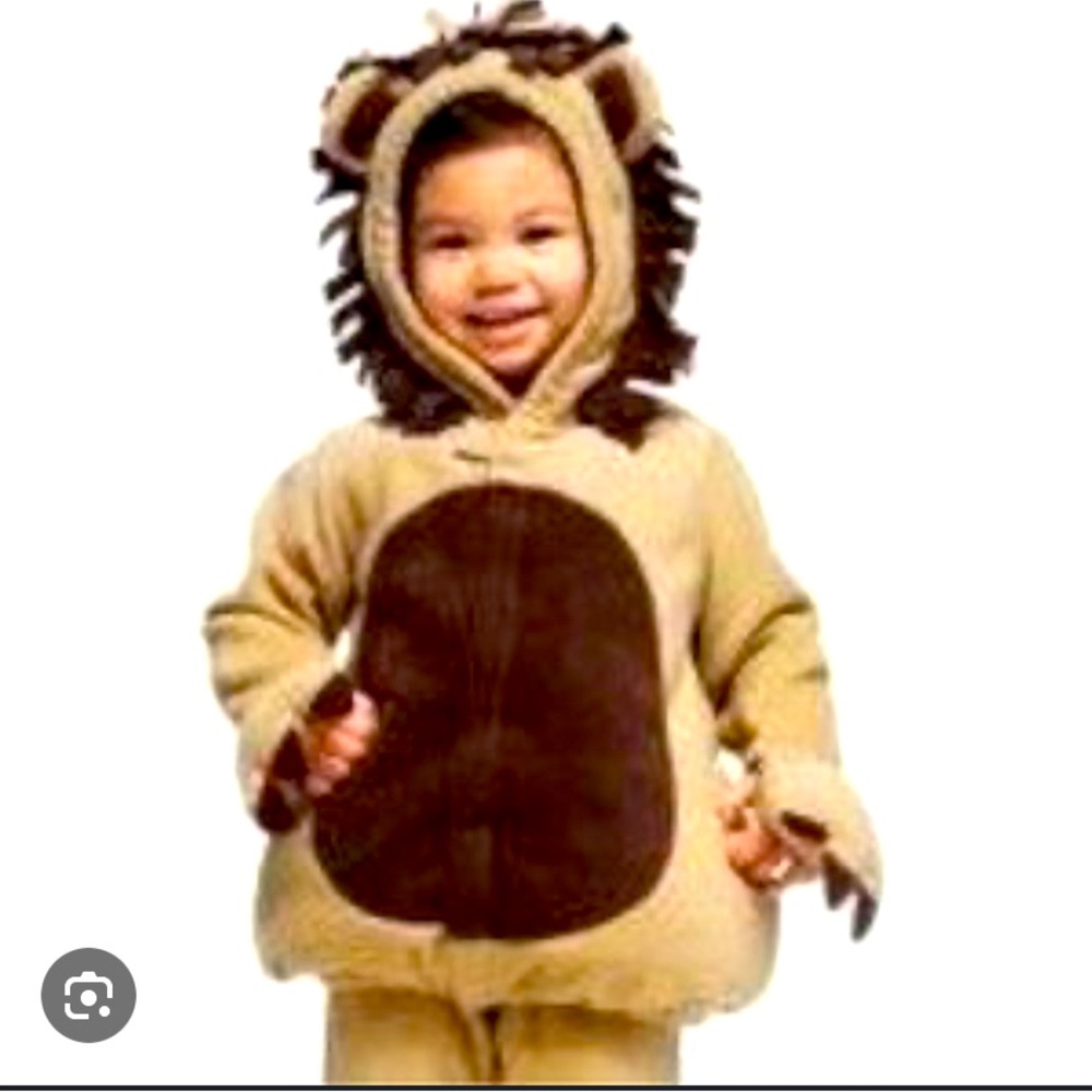 Old Navy Toddler Lion Halloween Costume, cozy fleece